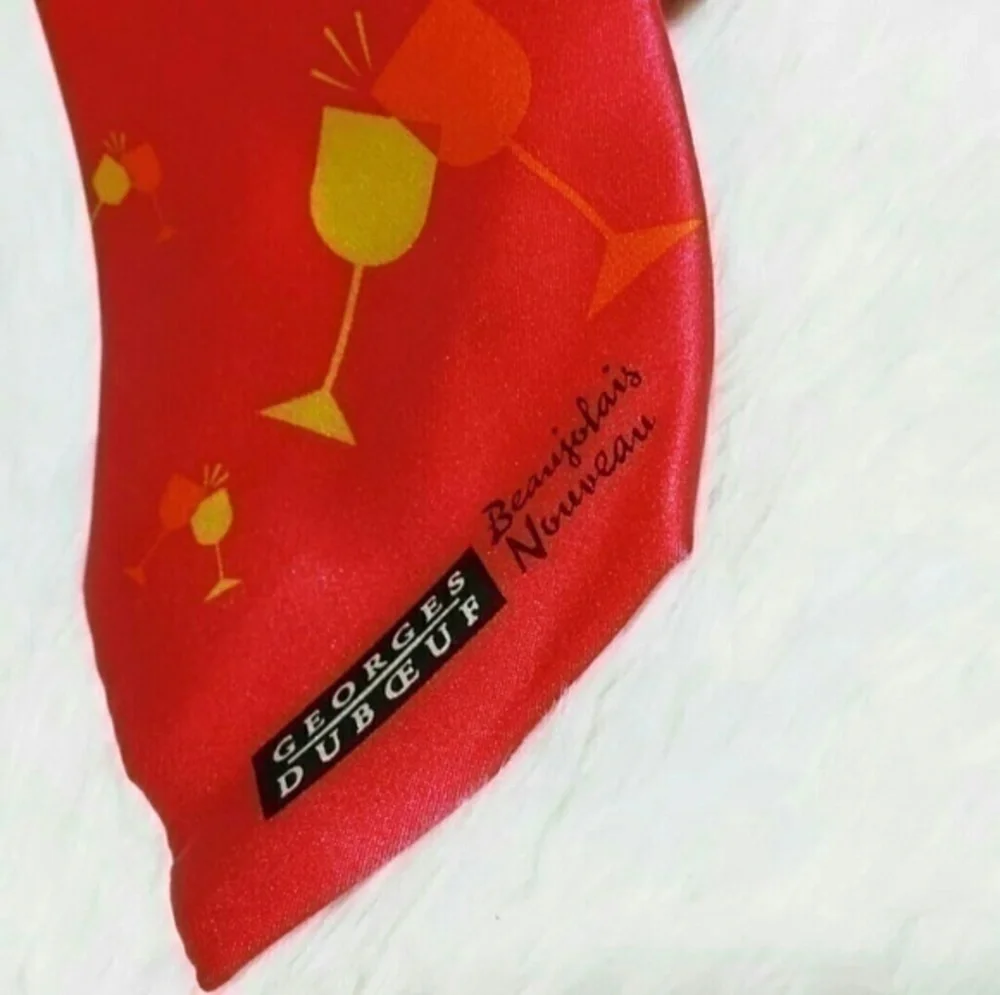 Georges Duboeuf Beaujolais Noveau Silk Neck Tie